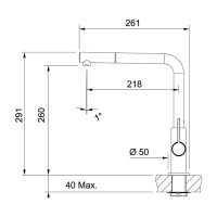 Змішувач для кухні Franke Neptune Evo 115.0373.943